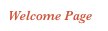 Welcome Page